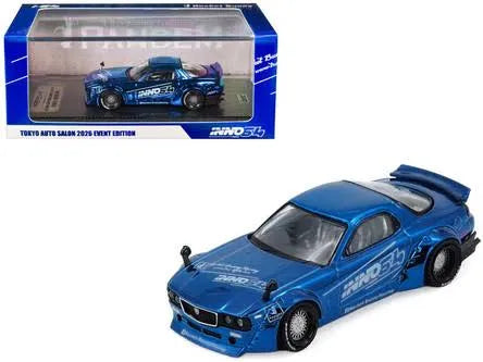MAZDA RX-7 (FD3S) RHD BLUE CHROME TAS 2026 1/64 BY INNO MODELS IN64