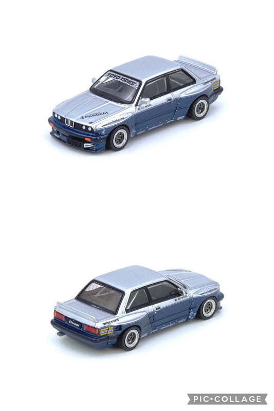Inno64 Pandem Rocket Bunny E30 M3 Silver/Blue