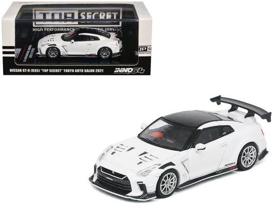 Inno64 2021 Nissan Skyline GT-R R35 Top Secret Tokyo Auto Salon (White)