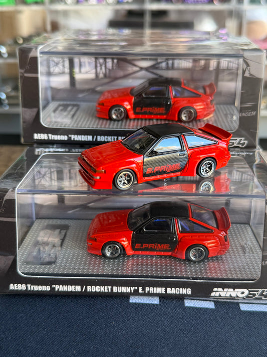 Inno64 AE86 Trueno “Pandem/Rocket Bunny” E.Prime Racing
