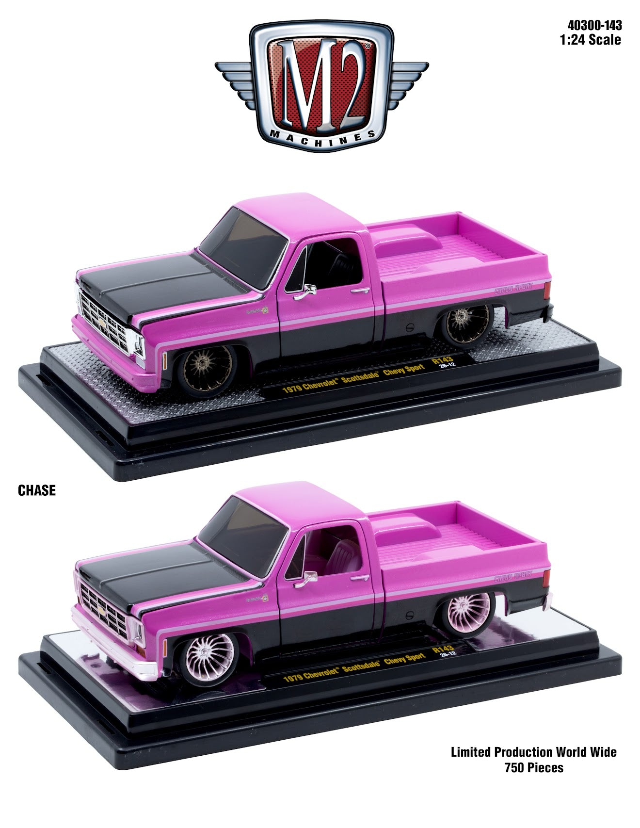 (Preorder)M2 Machines 40300-143B 1979 Chevrolet Scottsdale Chevy Sport 1/24 Scale