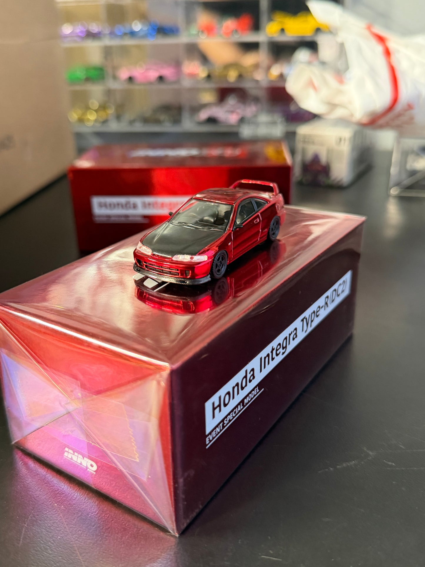 Inno64 1:64 Honda Integera TYPE R (DC2) VANCOUVER FAN SOCIAL TOUR 2025