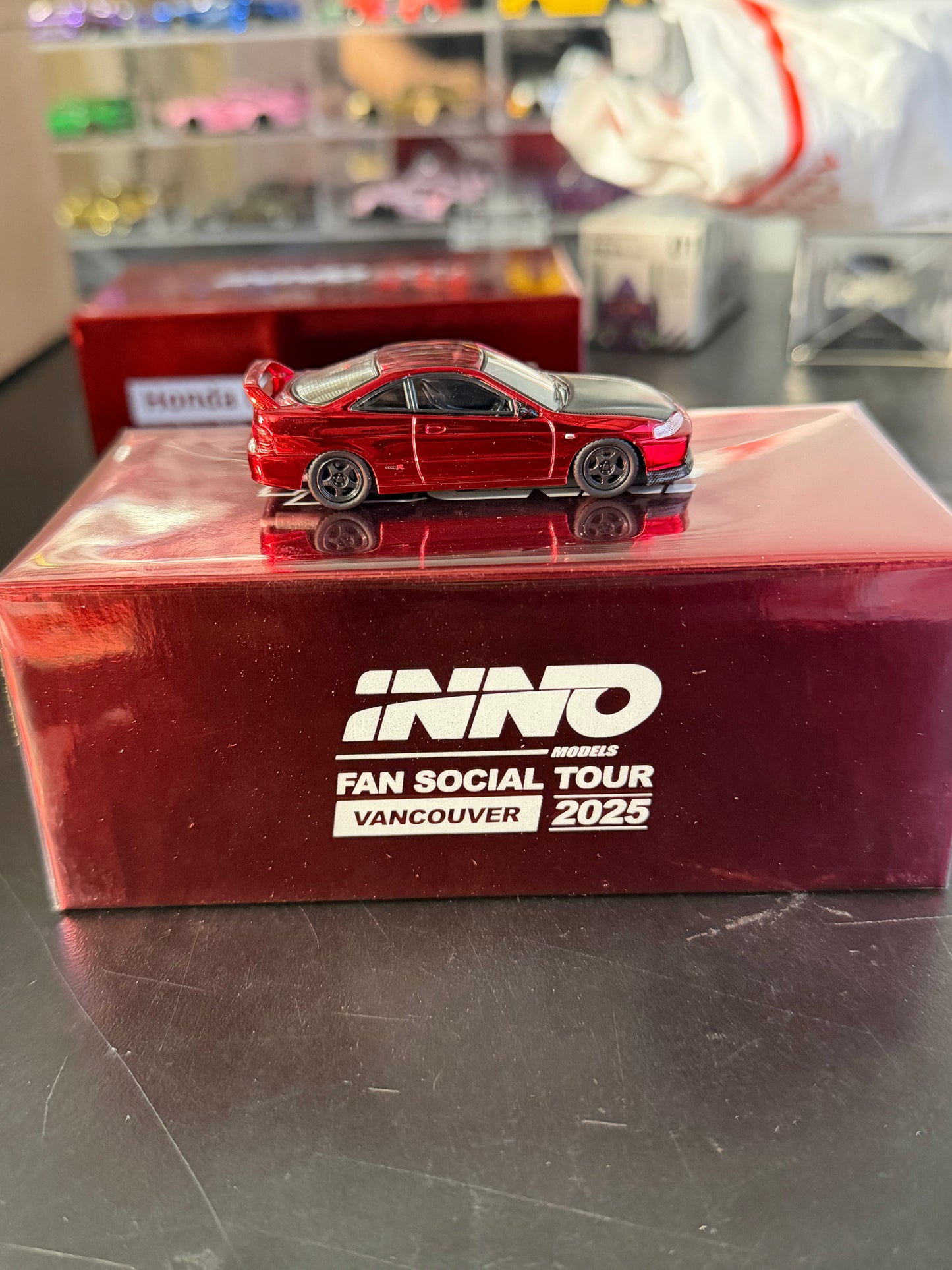 Inno64 1:64 Honda Integera TYPE R (DC2) VANCOUVER FAN SOCIAL TOUR 2025