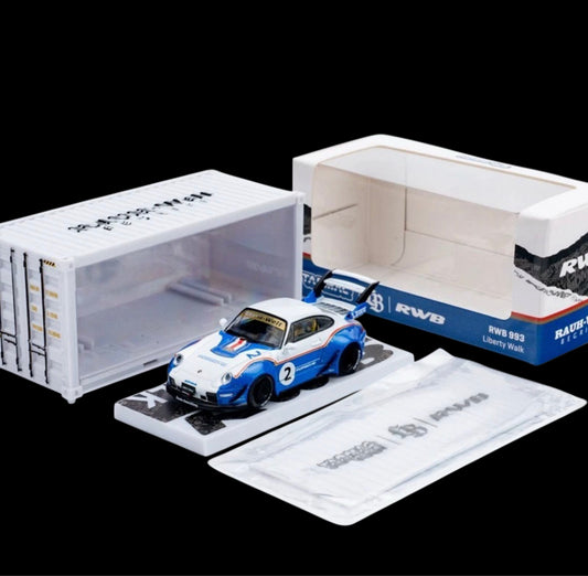 Tarmac Works 1:64 RWB 993 Liberty Walk w/ Container – Hobby64