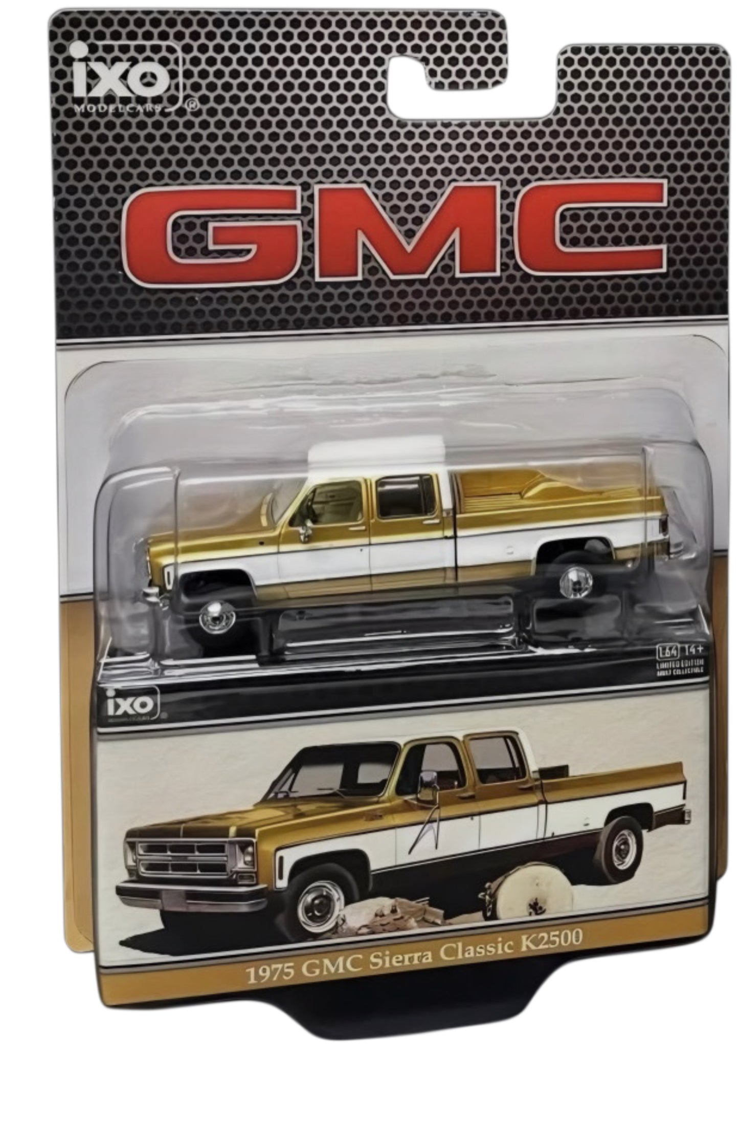 IXO Model 1:64 1975 GMC Sierra Classic – Yuba Gold – Limited Edition
