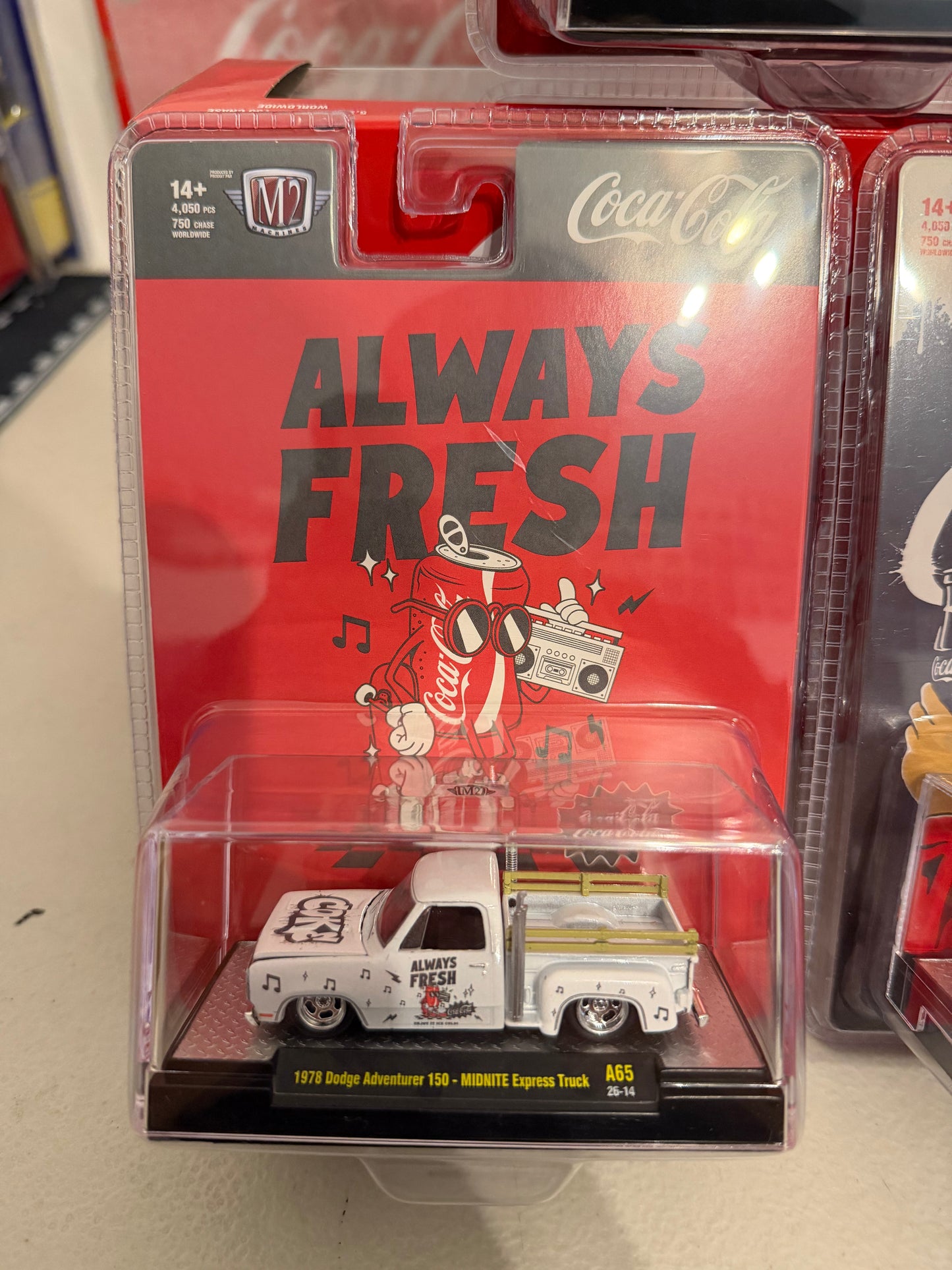 M2 Machines 1:64 Coca-Cola 2026 Release A65 Assortment of 3 pcs