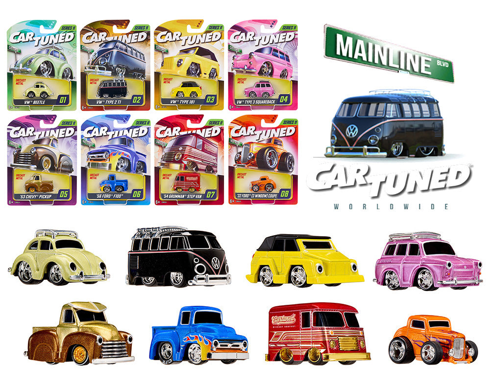 CarTuned 1:64 Series 11 Mainline Assortment of 8 Styles 2026