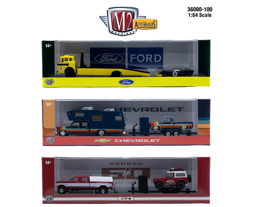 M2 Machines 1:64 Auto-Haulers Release 100 Assortment