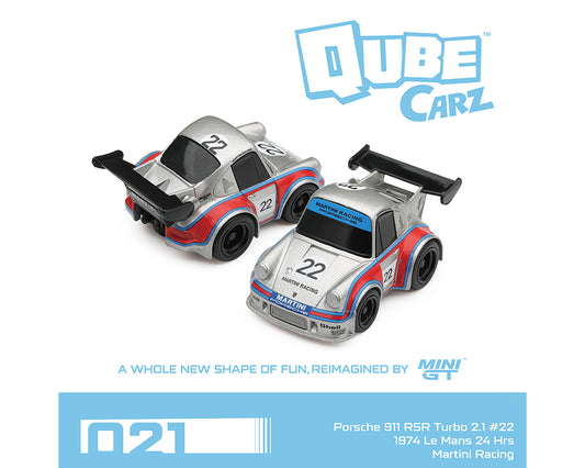 Preorder) Mini GT QubeCarz Series 4 Porsche 911 Carrera RSR Turbo 2.1 #21 Le Mans 1974
