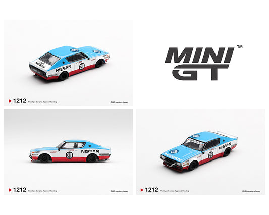 Mini GT 1:64 Nissan Skyline Kenmeri Liberty Walk Nissan Racing ’75 concept