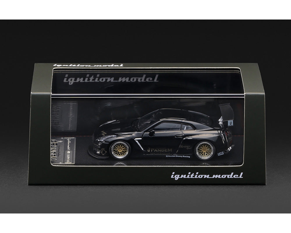 Preorder) Ignition Model 1:64 Pandem Nissan GT-R R35 – Black Metallic – Limited Edition