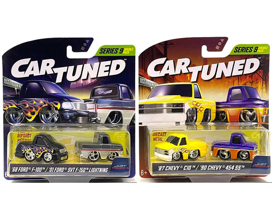 CarTuned 1:64 2-Pack Series 9 “Just Truck’n ” Assortment set 2 2packs