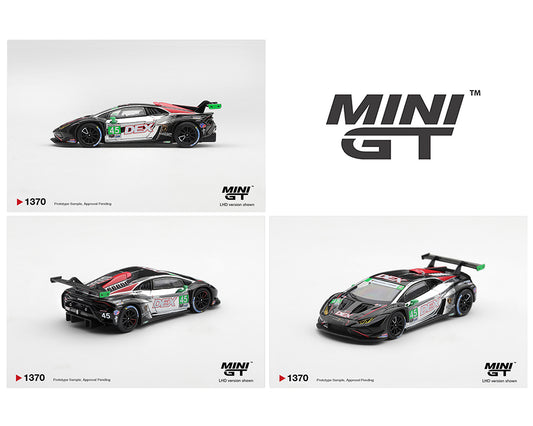 Preorder) Mini GT 1:64 Lamborghini Huracan GT3 EVO2 #45 DEX Wayne Taylor Racing 2025 IMSA Chevrolet Grand Prix Class Winner – Limited Edition