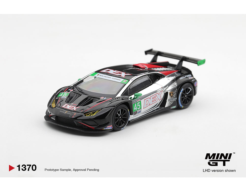 Preorder) Mini GT 1:64 Lamborghini Huracan GT3 EVO2 #45 DEX Wayne Taylor Racing 2025 IMSA Chevrolet Grand Prix Class Winner – Limited Edition