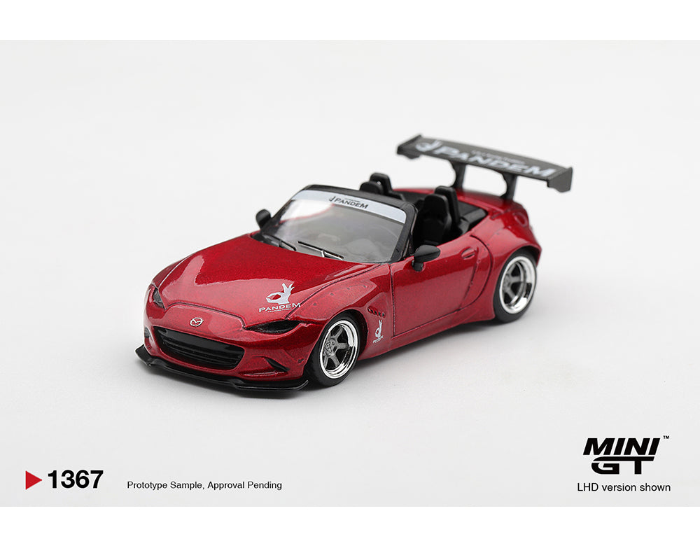 Preorder) Mini GT 1:64 Mazda Miata MX-5 (ND) Pandem Kodo Red – Limited Edition