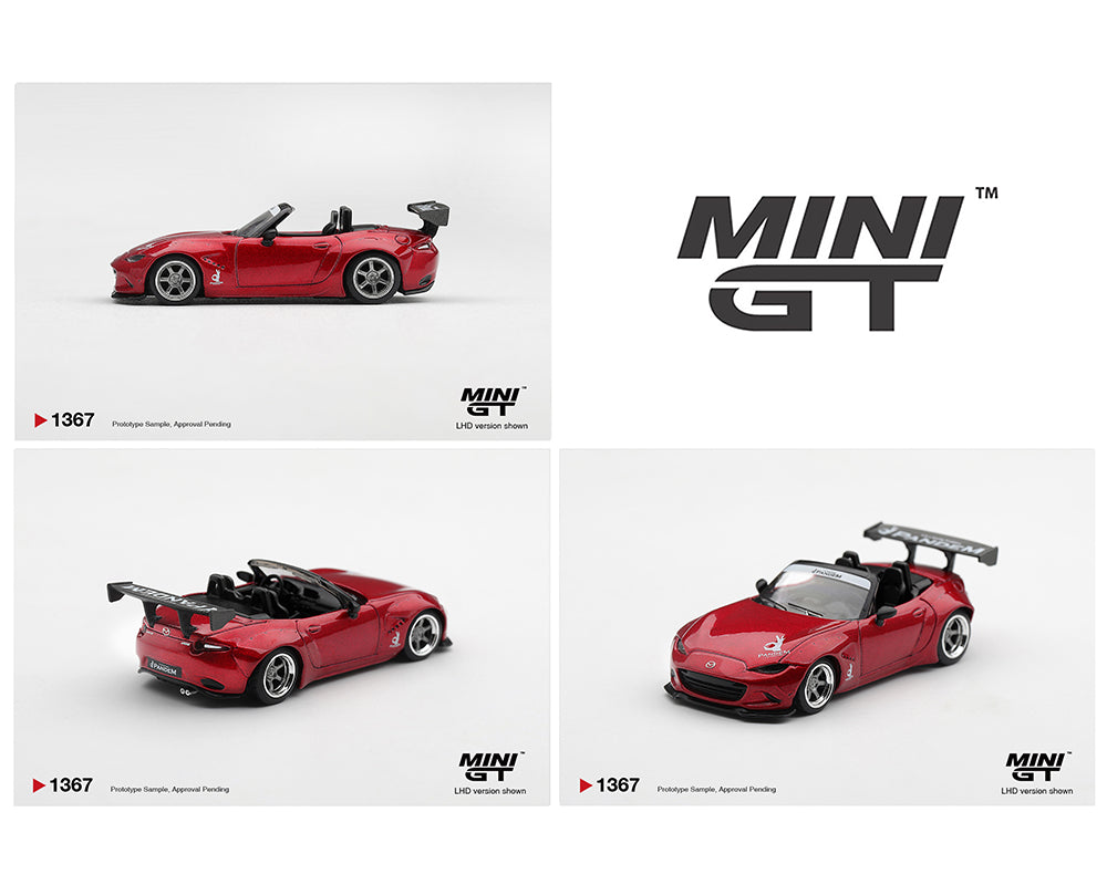 Preorder) Mini GT 1:64 Mazda Miata MX-5 (ND) Pandem Kodo Red – Limited Edition