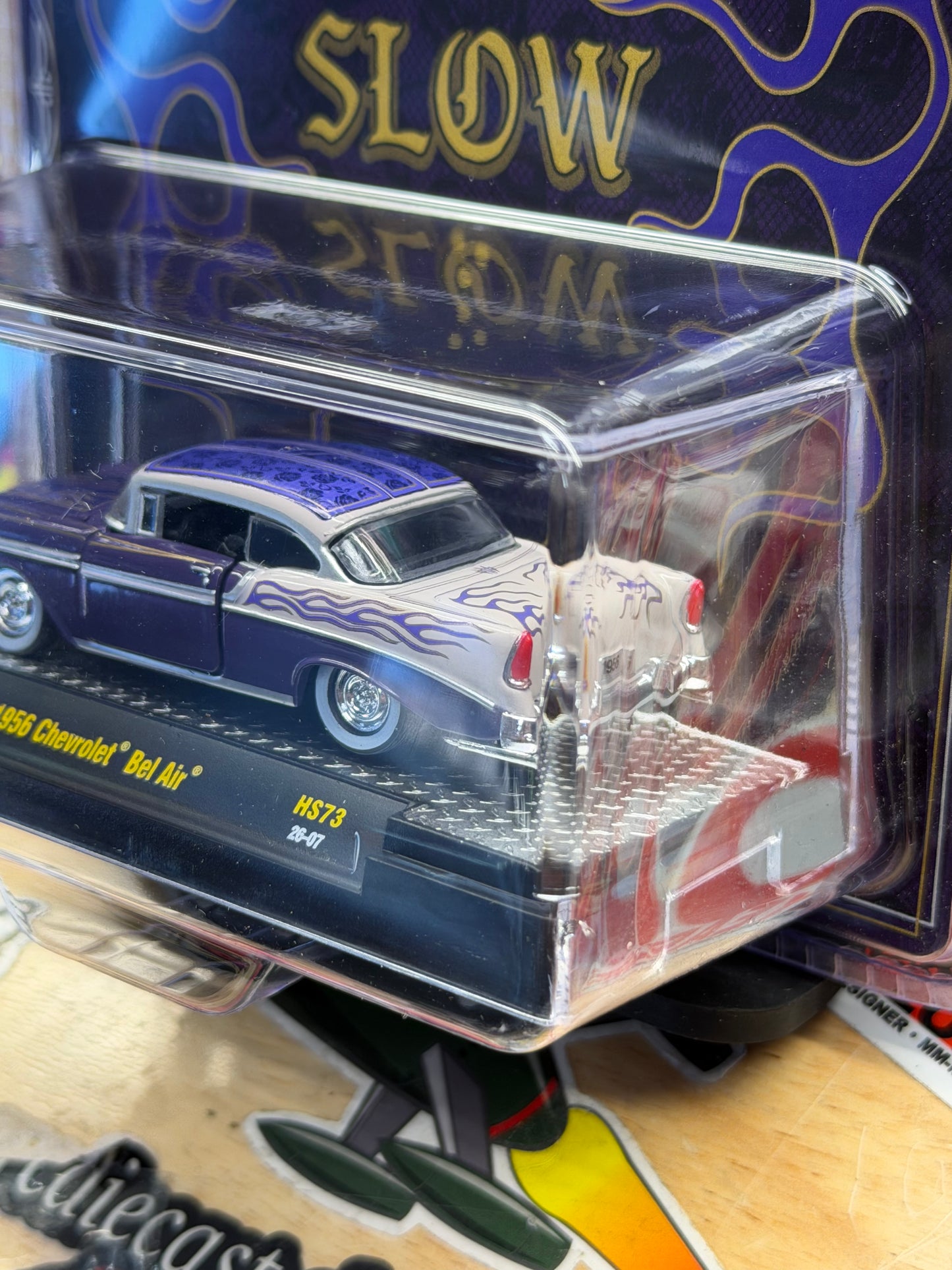 M2 Machines 1:64 1956 Chevrolet Bel Air Custom Low & Slow – Hobby Exclusive