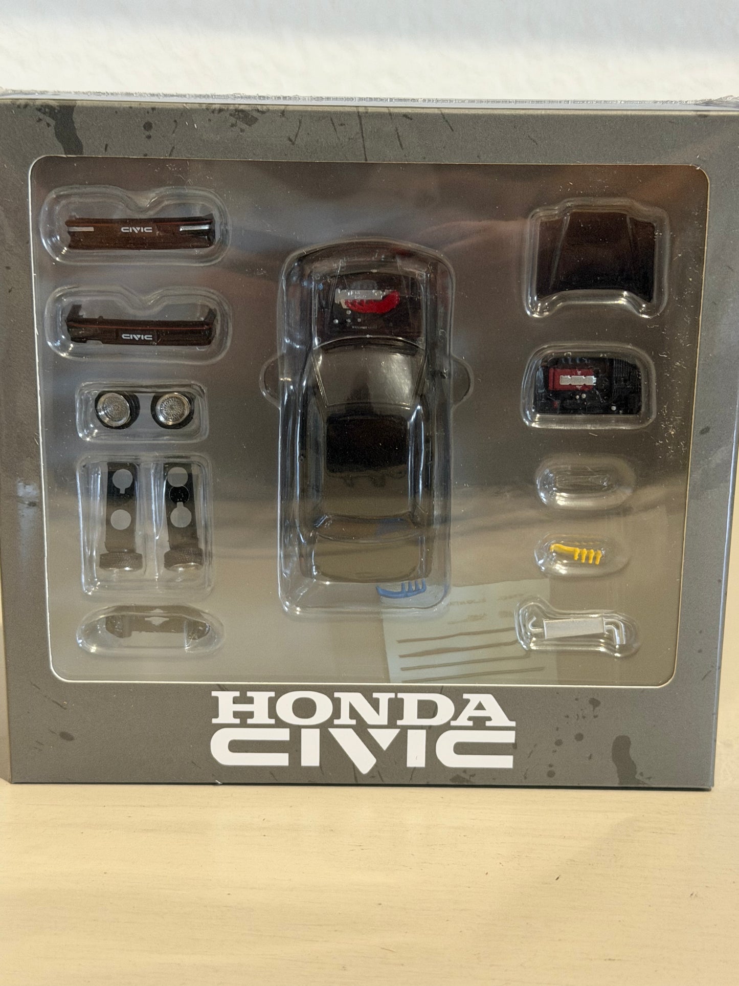 BM Creations 1/64 Honda Civic EF2 1991 BLACK RHD 64B0404
