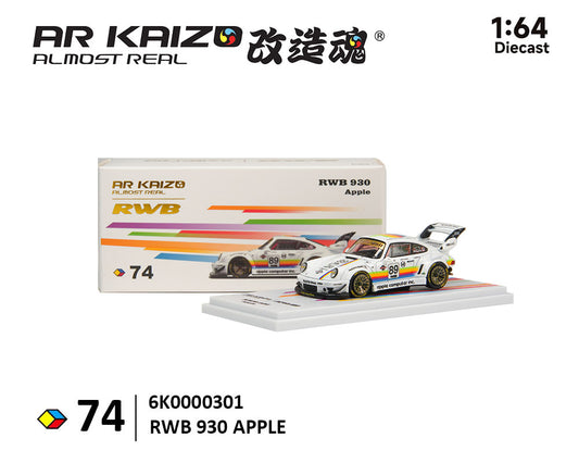 Preorder) Almost Real 1:64 KAIZO RWB 993 APPLE Special Edition – White