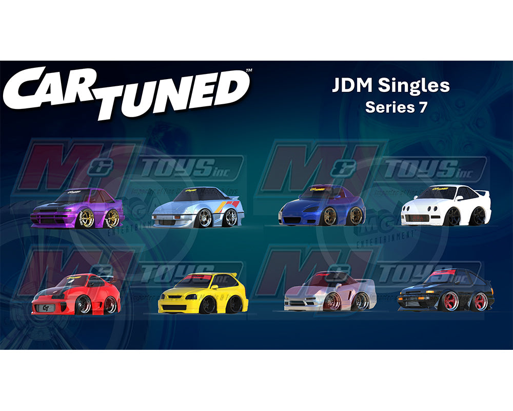 Preorder) CarTuned 1:64 JDM Tuners Series 7 Assortment