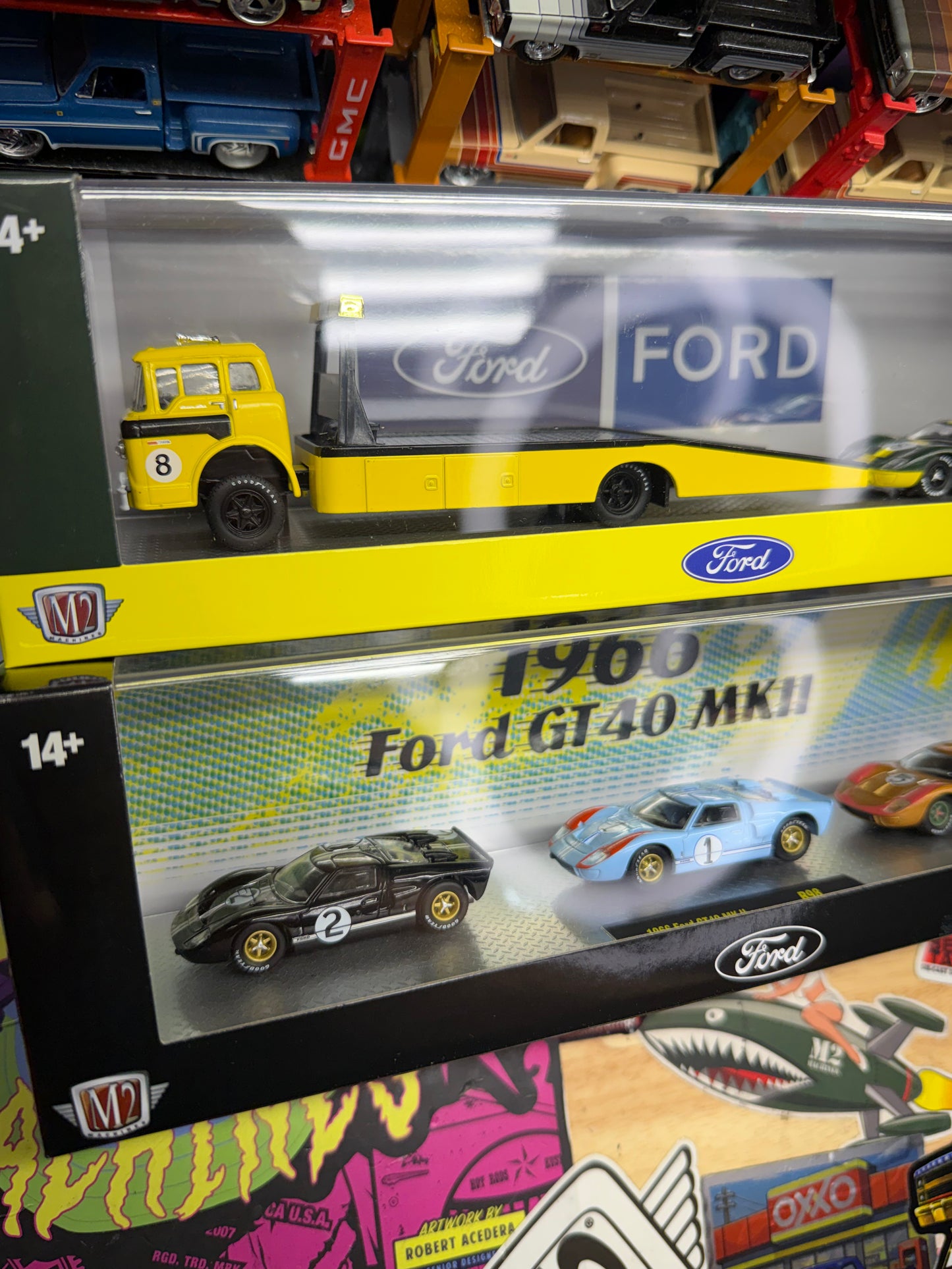 M2 Machines 2 pcs Hauler Bundle of Ford GT40 MKII