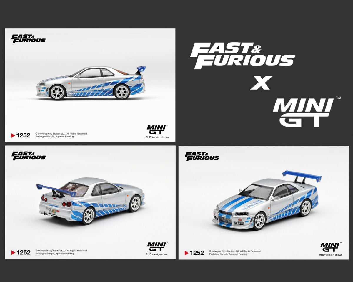Preorder) Mini GT 1:64 Nissan Skyline GT-R C-West “2 Fast 2 Furious” Brian O’Conner – Limited Edition
