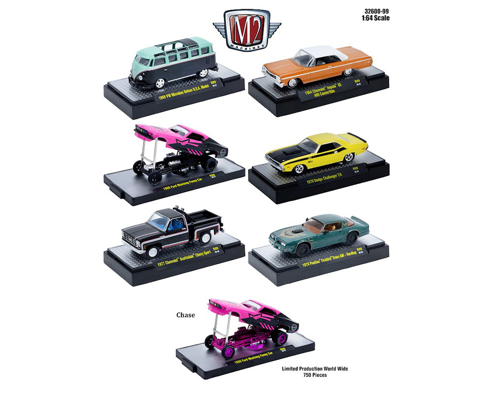 Preorder) M2 Machines 1:64 Detroit-Muscle Release 99 Assortment