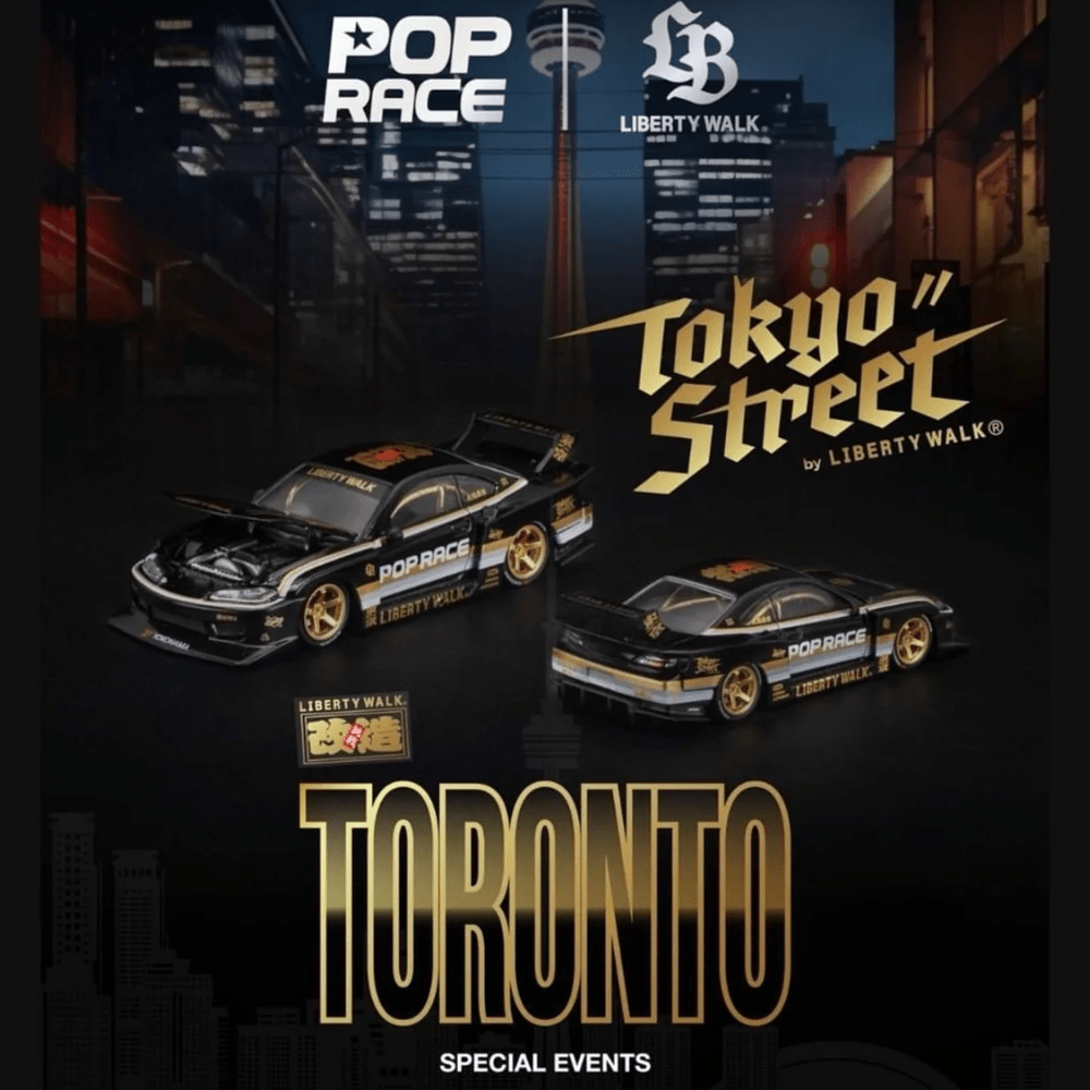 Pop Race - LB Super Silhouette S15 Silvia - Black CDX 2026 Exclusive Toronto