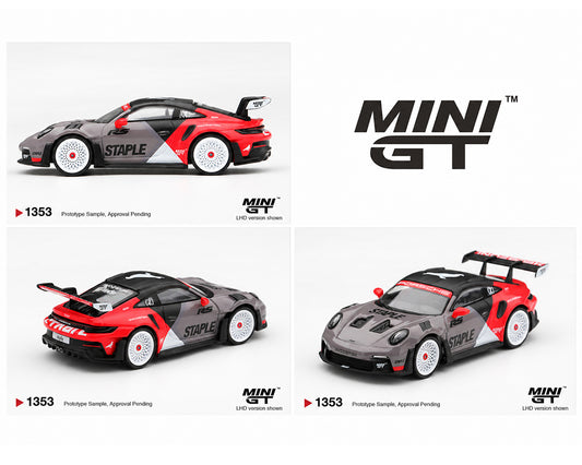 Preorder) Mini GT 1:64 Porsche 911 GT3 RS STAPLE x INOZETEK – Limited Edition