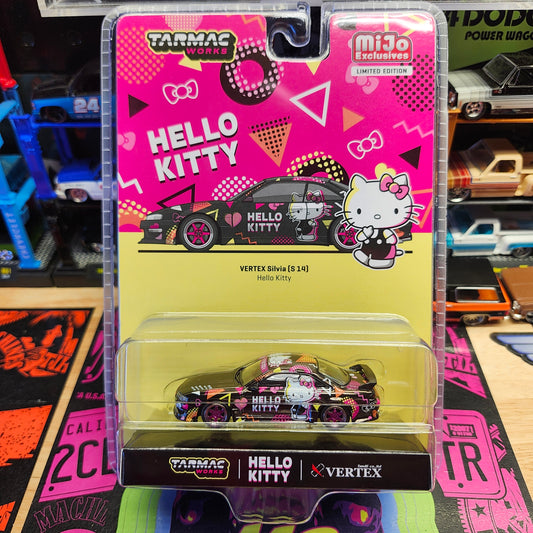 Tarmac Works Vertex Silvia S14 Hello Kitty mijos exclusive