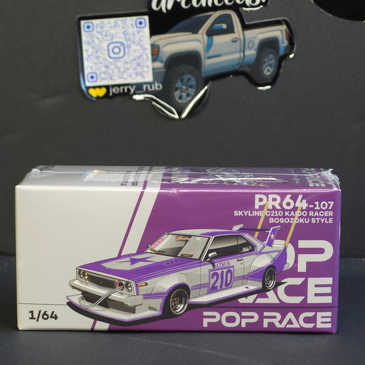 Pop Race Skyline C210 Kaido Racer Bosozoku Purple