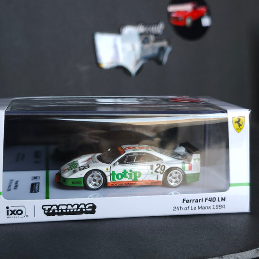Tarmac Works HOBBY64 Ferrari F40 LM - 1994 24hr Le Mans 1:64 Scale Diecast Car