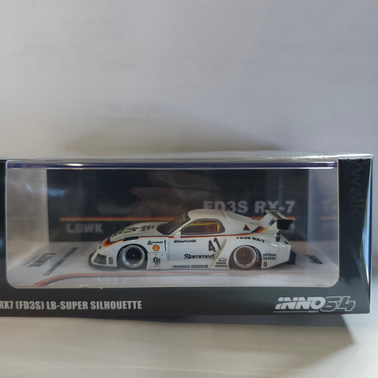 Inno64 LBWK FD3S RX-7 LB SUPER SILHOUETTE Numero Reserve