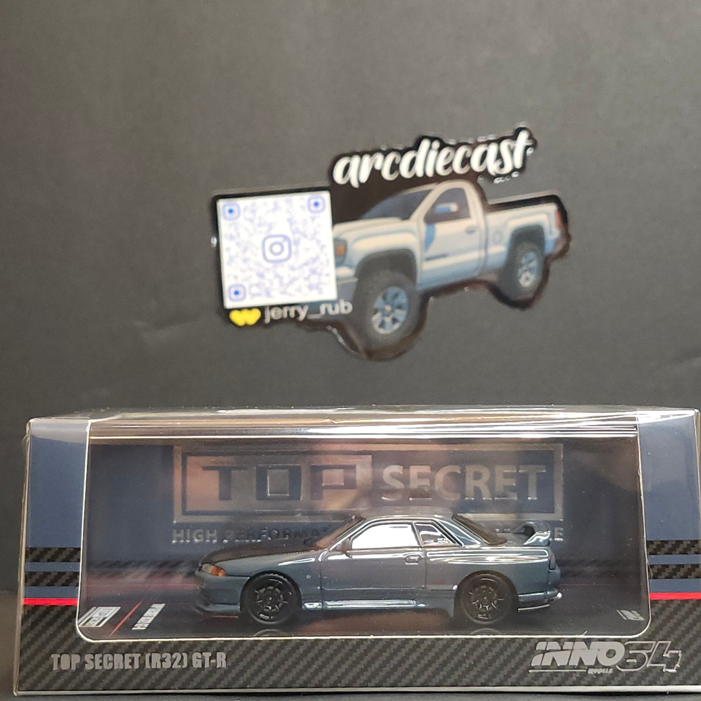 INNO64 TOP SECRET R32 GT-R Stealth Grey