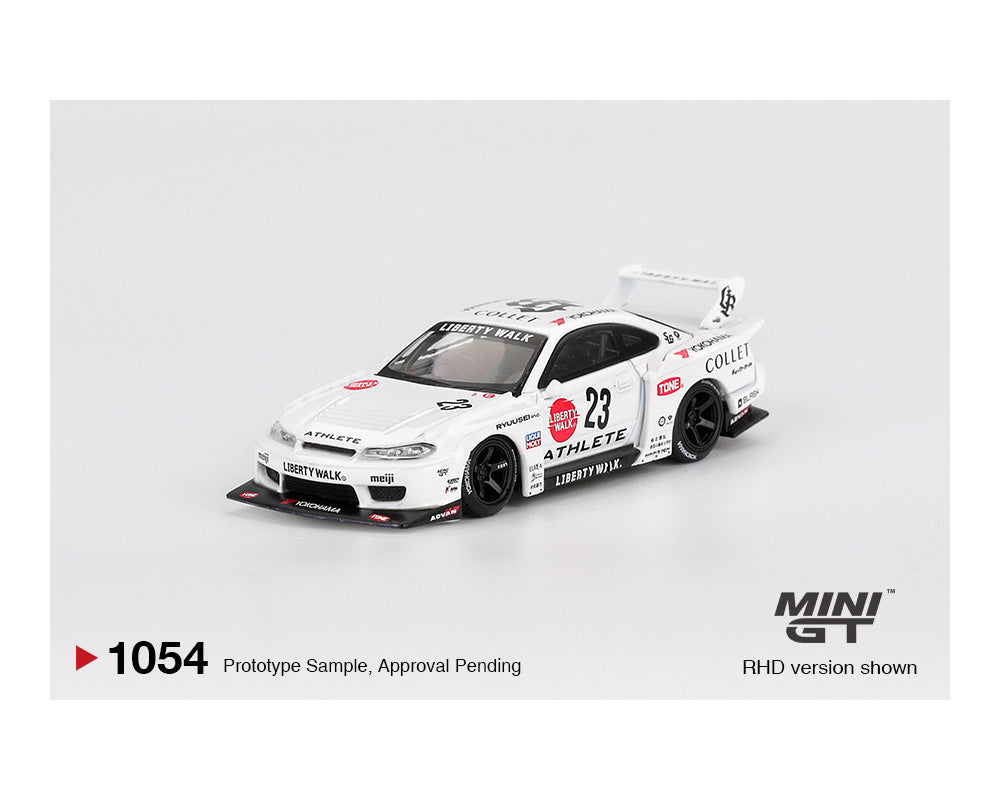 (Preorder) Mini GT 1:64 Nissan LB-Super Silhouette S15 SILVIA ATHLETE – White