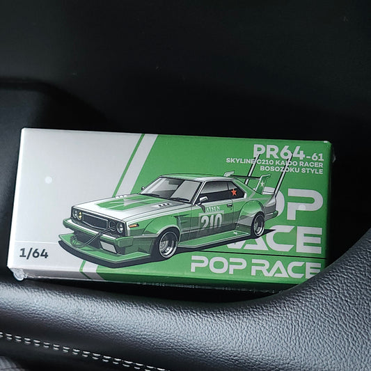 Pop Race Skyline C210 Kaido Racer Bosozoku Green