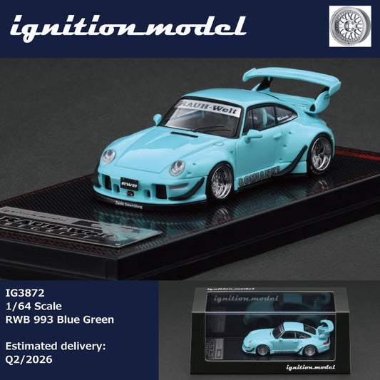 (Preorder)Ignition Model 1/64 RWB 993 Blue Green