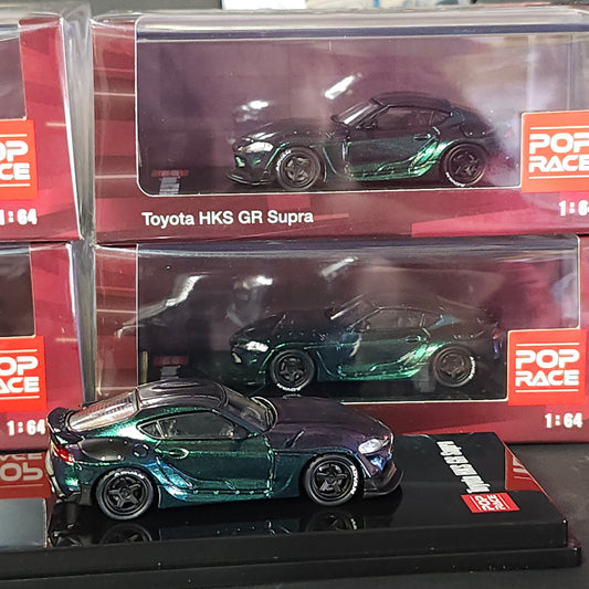 POP RACE 1/64 HKS GR Supra Magic Purple PR64-HKSA90-MG.