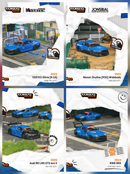 *PREORDER* Tarmac Works 10th Anniversary 4 pack