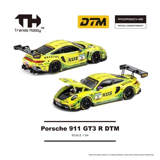 (PREORDER) Trends Hobby 1/64 Porsche 911 GT3 R DTM 2024 - YL