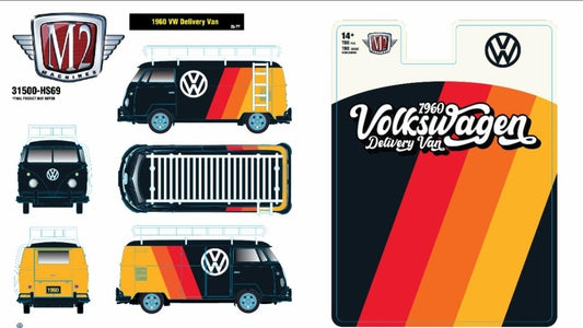 (Preorder)M2 Machines x Volkswagen 1960 VW Delivery Van ETA 2026 Q1