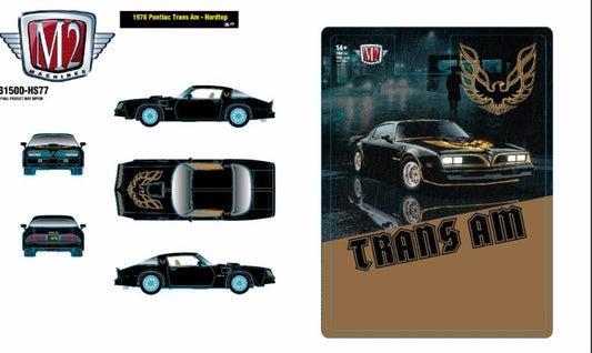 (Preorder) M2 Machines 1978 Pontiac Trans Am – Special Edition(31500-HS77)