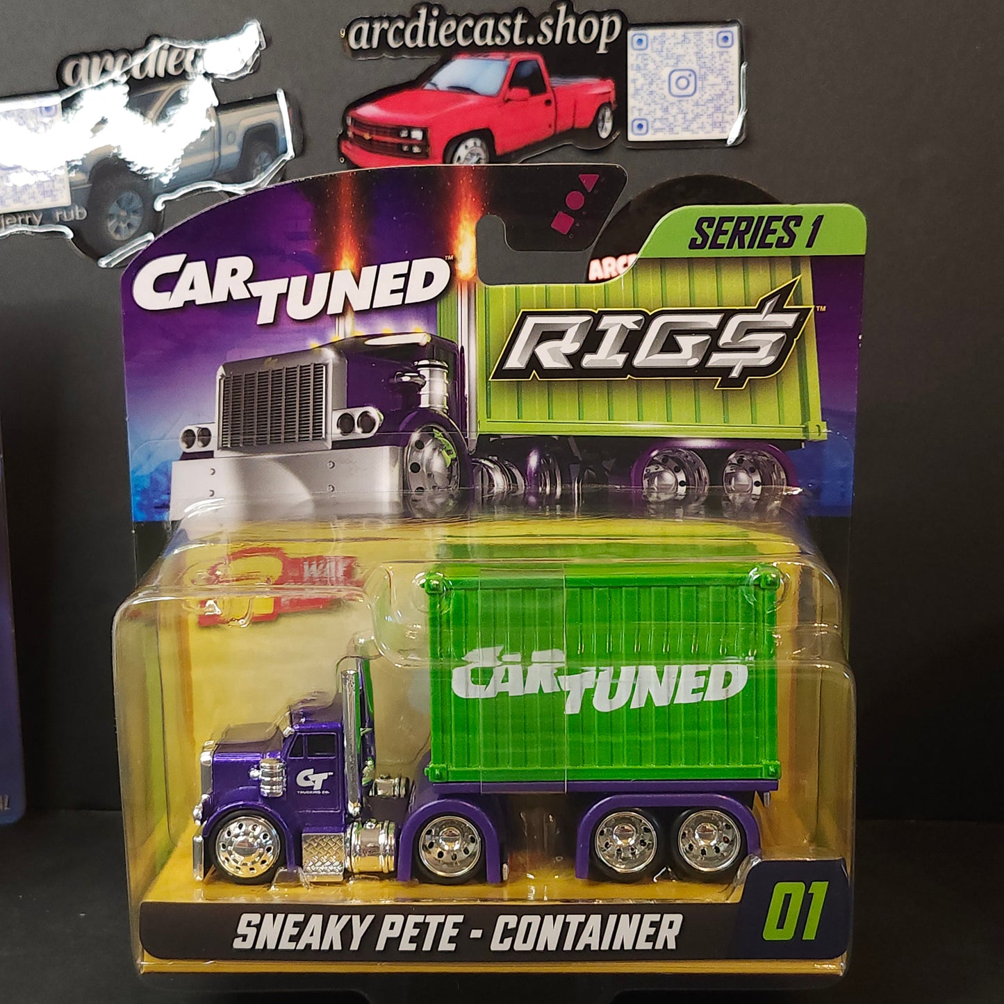 Cartuned Rigs Sneaky Pete Container 01 Purple/Green