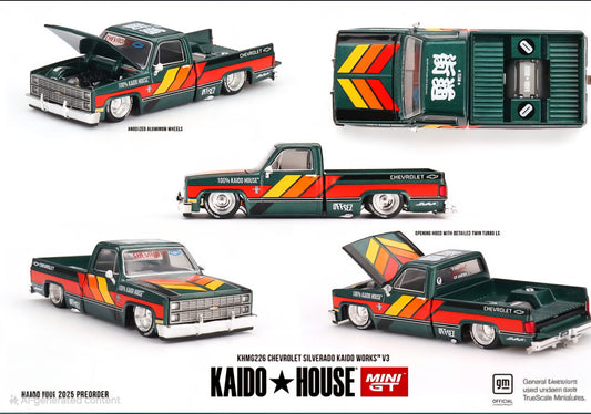 (Preorder) Kaido House Chevrolet Silverado v3 Green eta OCT