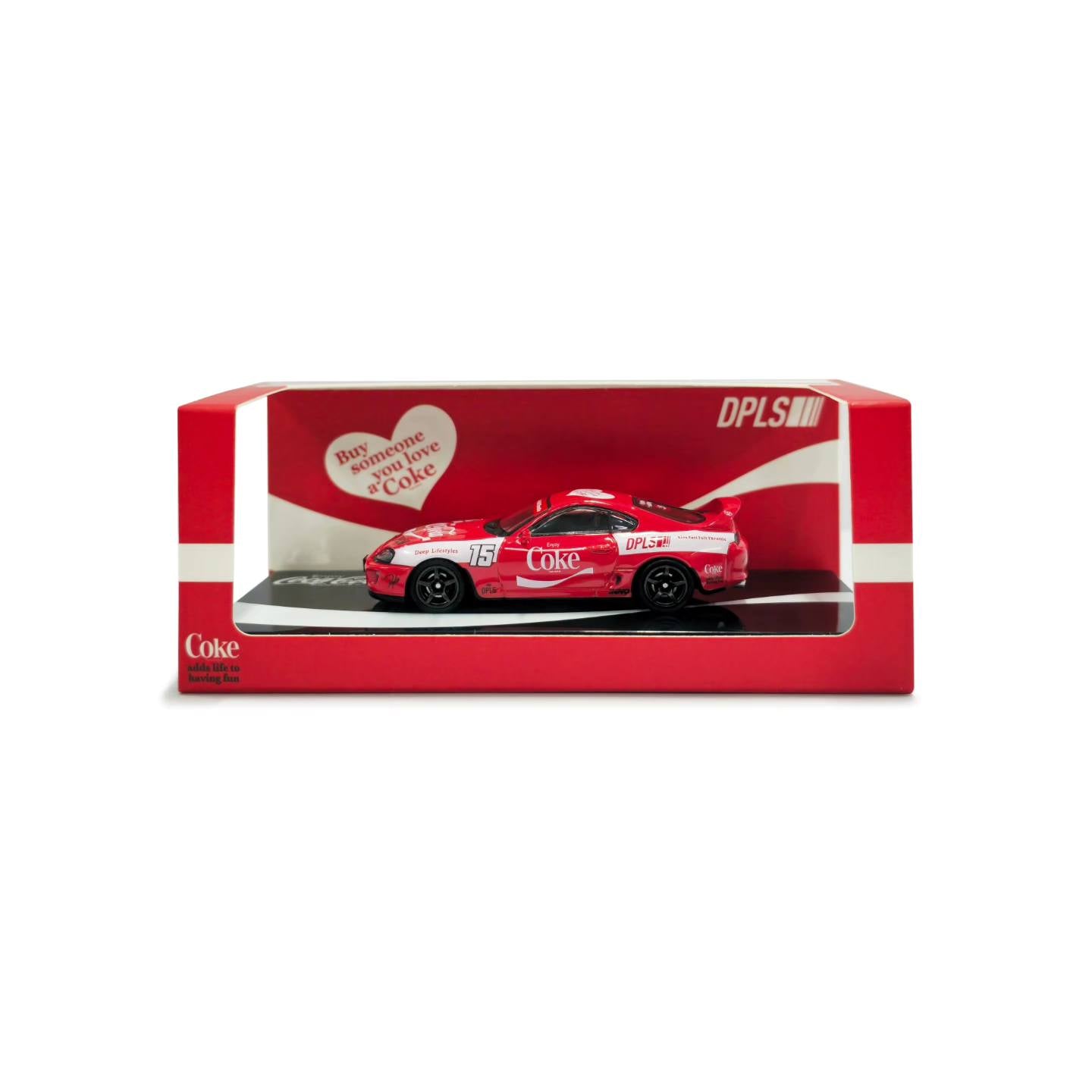 (PREORDER)DPLS x INNO 1/64 Coca Cola Toyota Supra (A80) Box Set Hong Kong Toy Car Salon 2025 Exclusive