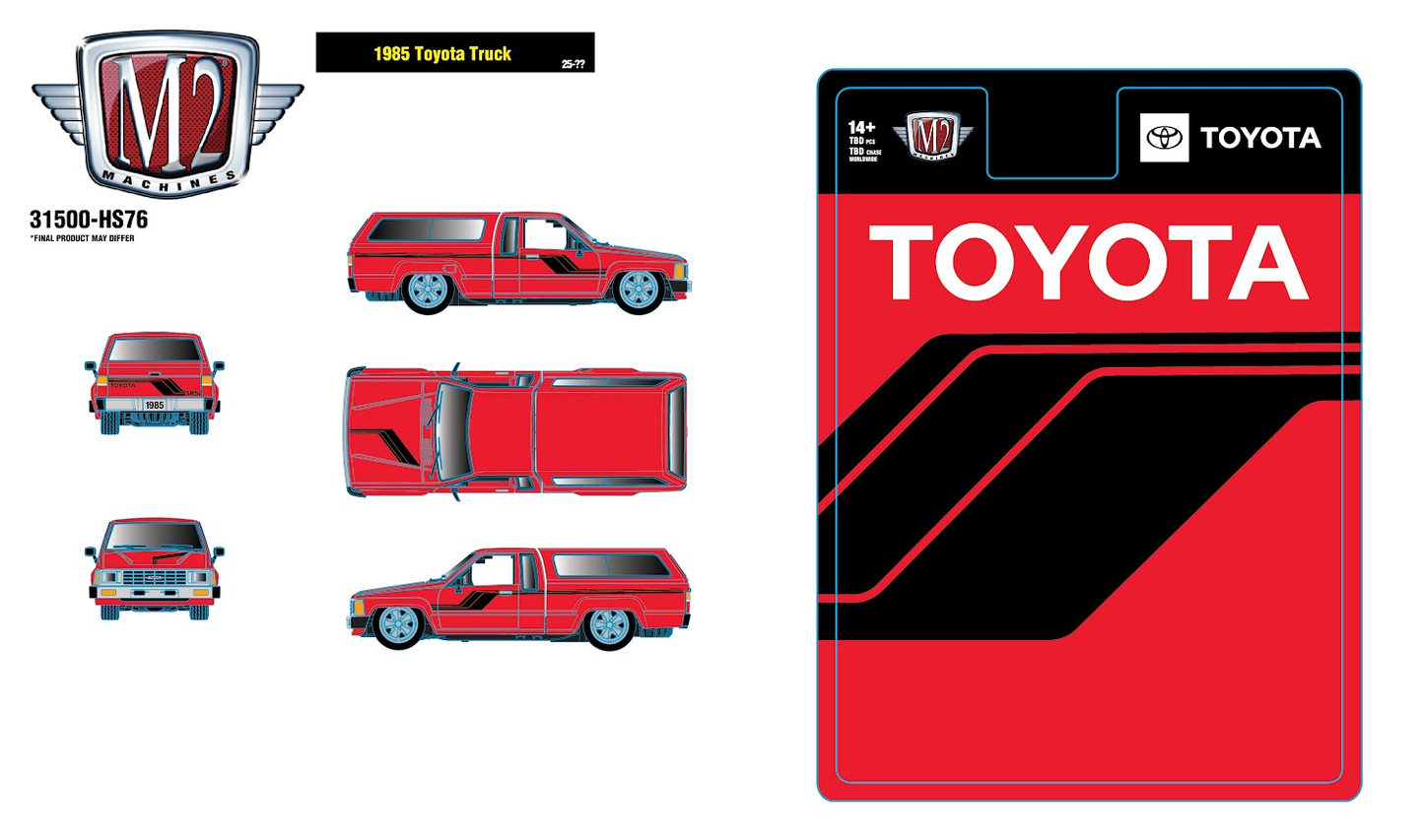 (Preorder) M2 Machines 1985 Toyota Truck 31500-HS76