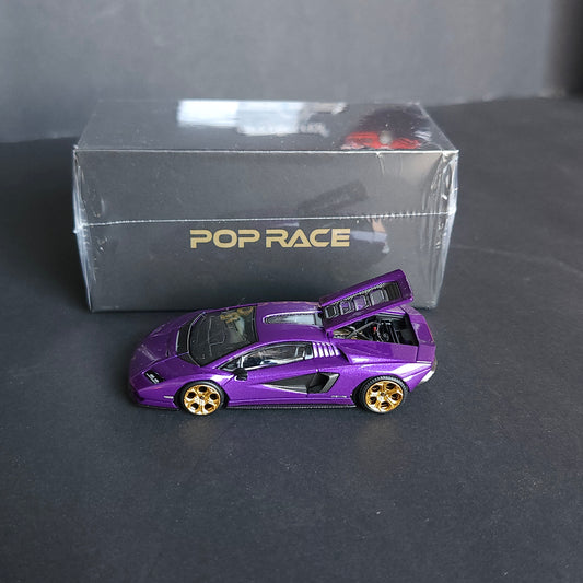 Pop Race Lamborghini LPI 800-4 Viola Pasifae HK ToyCar Salon 2025 640293 1/64