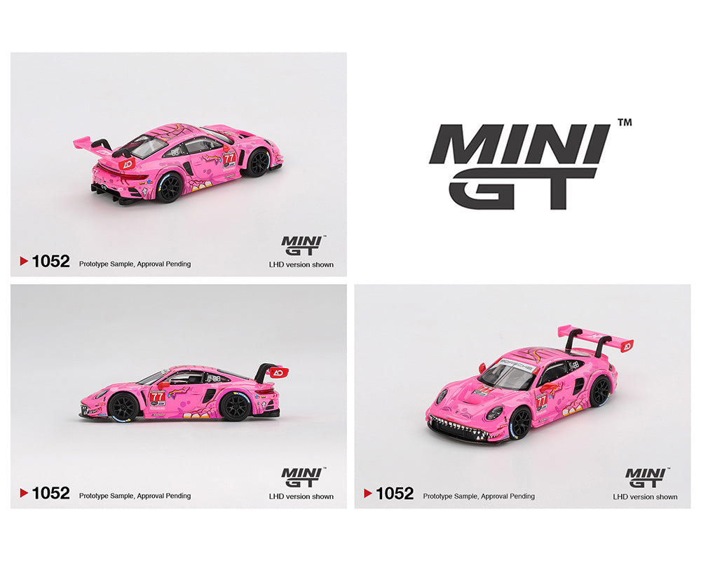 (Preorder) Mini GT 1:64 Porsche 911 GT3 R #77 AO Racing 2024 IMSA ROAD AMERICA – Mijo Exclusives Rexy