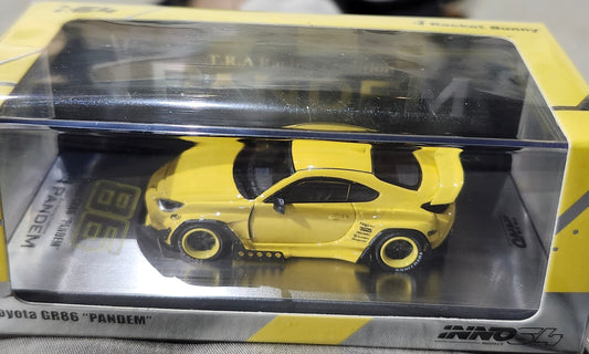 Inno64 Toyota GR86 "PANDEM " Yellow
