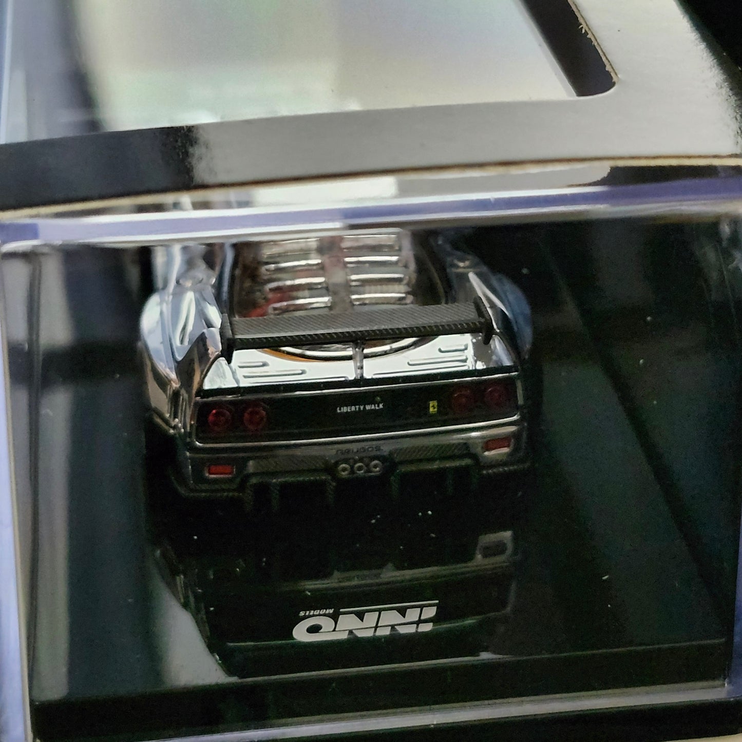 Inno64 LBWK FERRARI F40 Chrome Silver